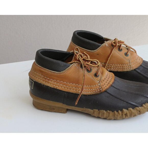 1980's Vintage L.L. Bean Short Duck Boots ~ Women's Size 6 ~ Lower Top ~ Ankle - Picture 6 of 9